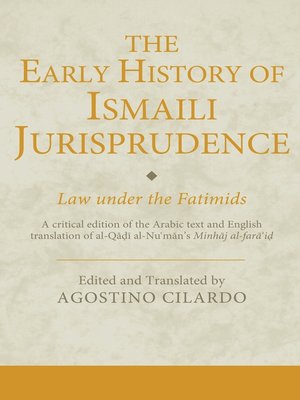 cover image of The Early History of Ismaili Jurisprudence